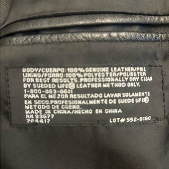 Men’s Leather Jacket - Picture 5 of 6
